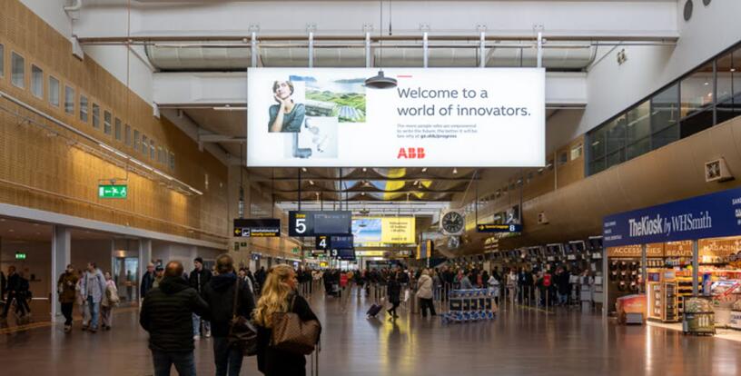 瑞典機場廣告